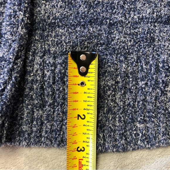 Grace & Lace Blue Soft Knit Fuzzy Robe - Picture 10 of 10